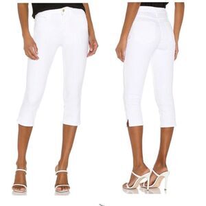 Revolve FRAME DENIM Le High Pedal Pusher Skinny White Crop Jeans Capris Capri 27